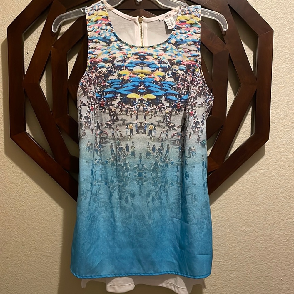 Bar III Beachfront Photo Tank Top
